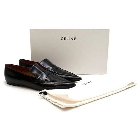 celine pointy loafers|Celine.